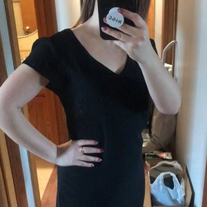 Silky smooth black dress